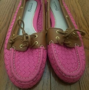 Sperry top-sider Audrey Woven Boat Shoe size 9